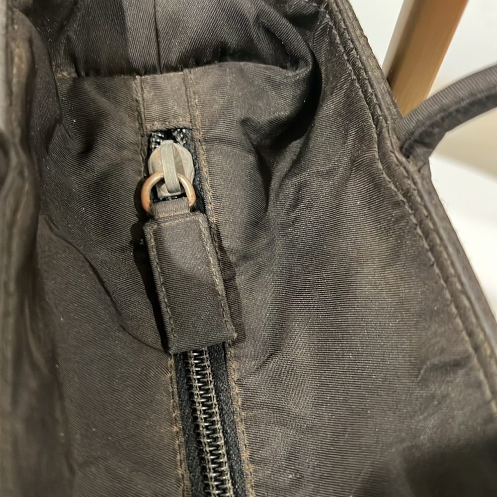 Prada Metropoli Vintage Black Nylon Tote with Auth Card EUC - Picture 14 of 17